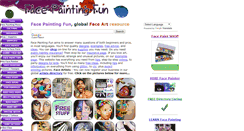 Desktop Screenshot of face-painting-fun.com